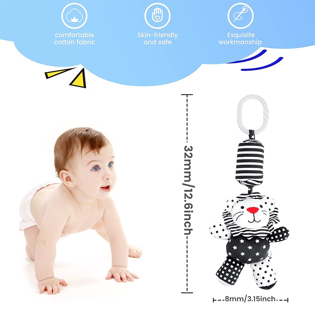 PATPAT® Baby Toy Car Toy for Kids, Rattle Toy Stuffed Toy Hanging Rattle Toys, Crib Toy Car Seat Travel Stroller Soft Plush Toys with Sound, Best Birthday Gift for Newborn 0-18 Month PATPAT® Baby Toy Car Toy for Kids, Rattle Toy Stuffed Toy Hanging Rattle Toys, Crib Toy Car Seat Travel Stroller Soft Plush Toys with Sound, Best Birthday Gift for Newborn 0-18 Month